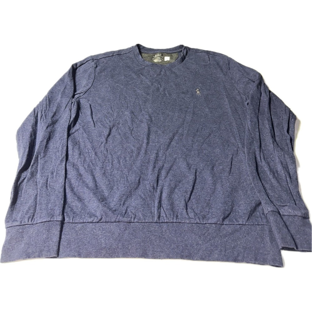 Polo Ralph Lauren Blue Men's Long Sleeve Shirt Size M Cozy Heavy